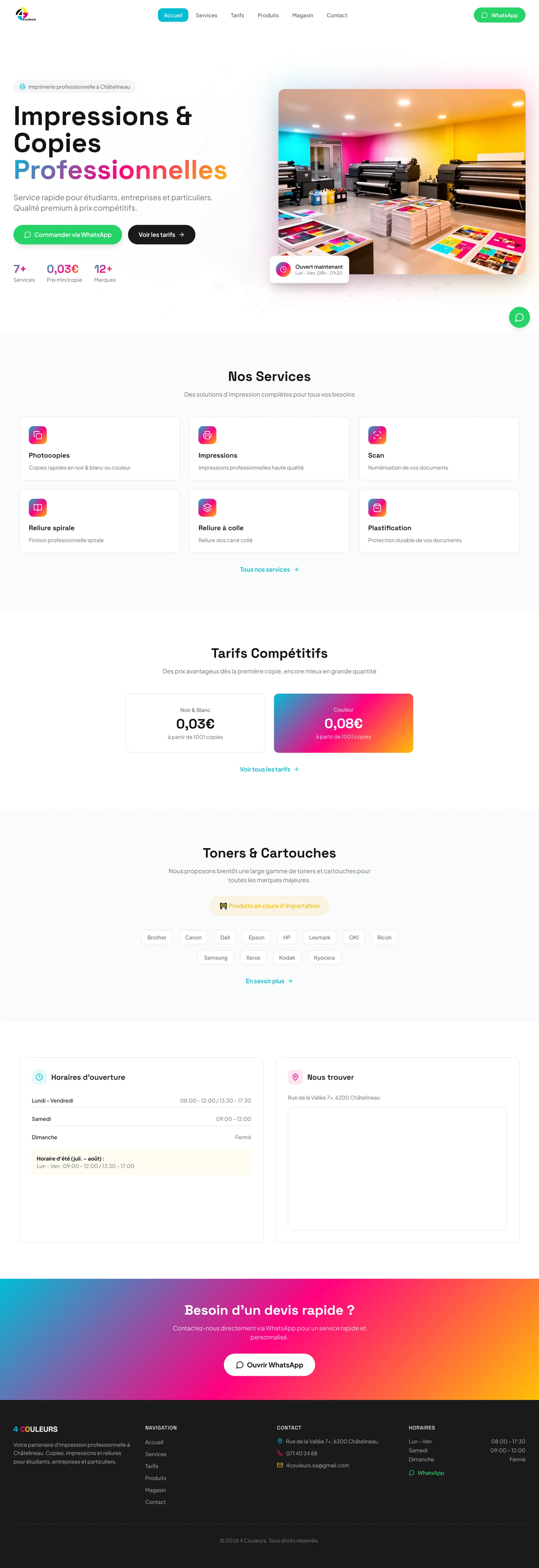 4Couleur — Desktop