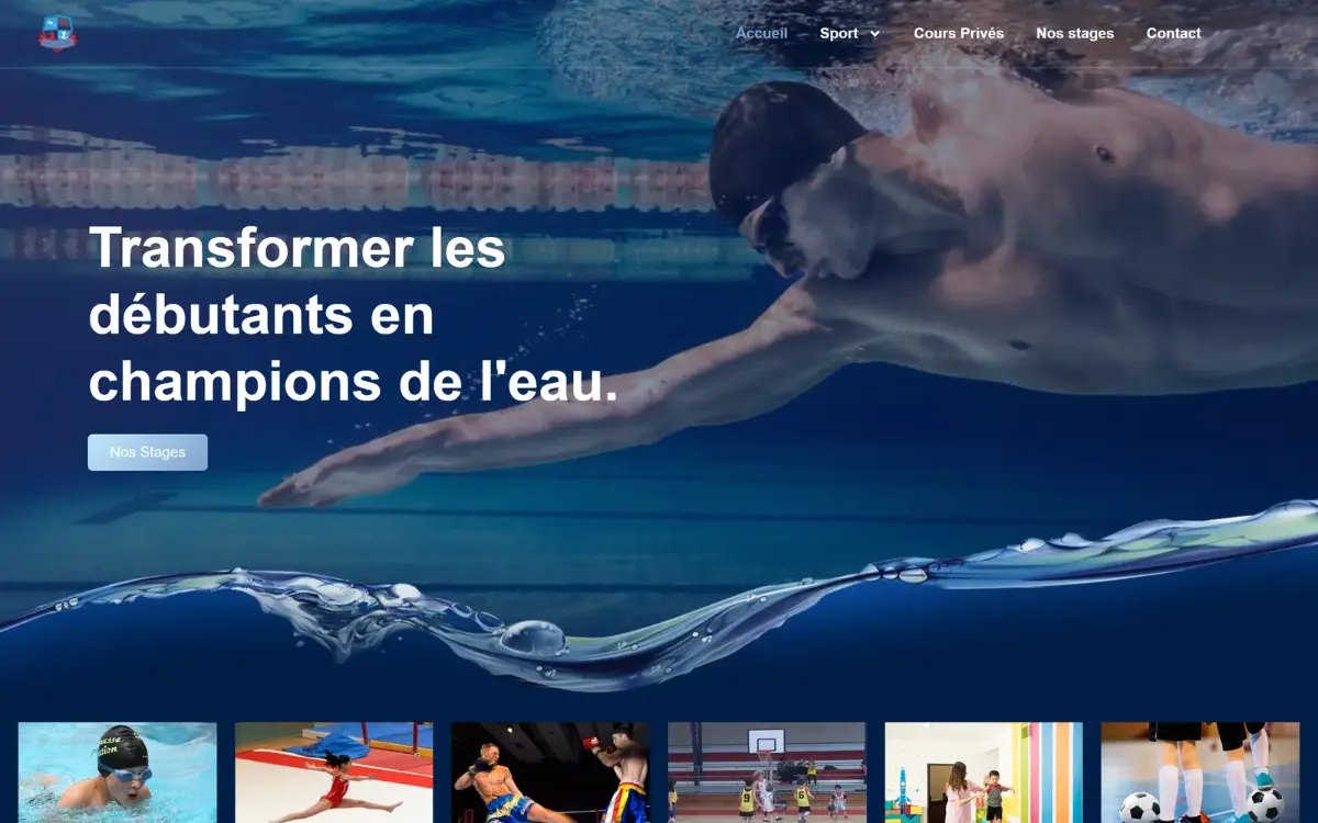 Website of Graine de Champion