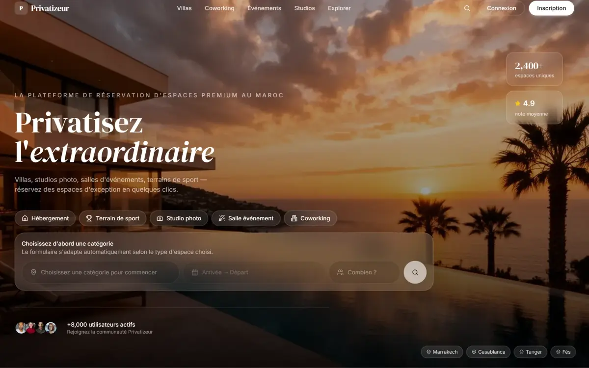 Website of Privatizeur